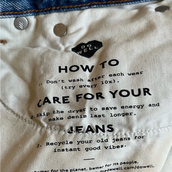 NWOT Madewell Darted Barrel Jean Size 29 - Picture 9 of 9